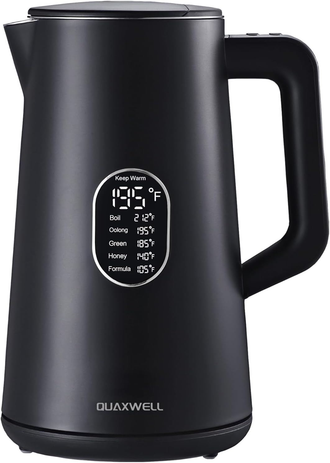 1.5L Electric Kettle with Double Wall Design for Safe Brewing
