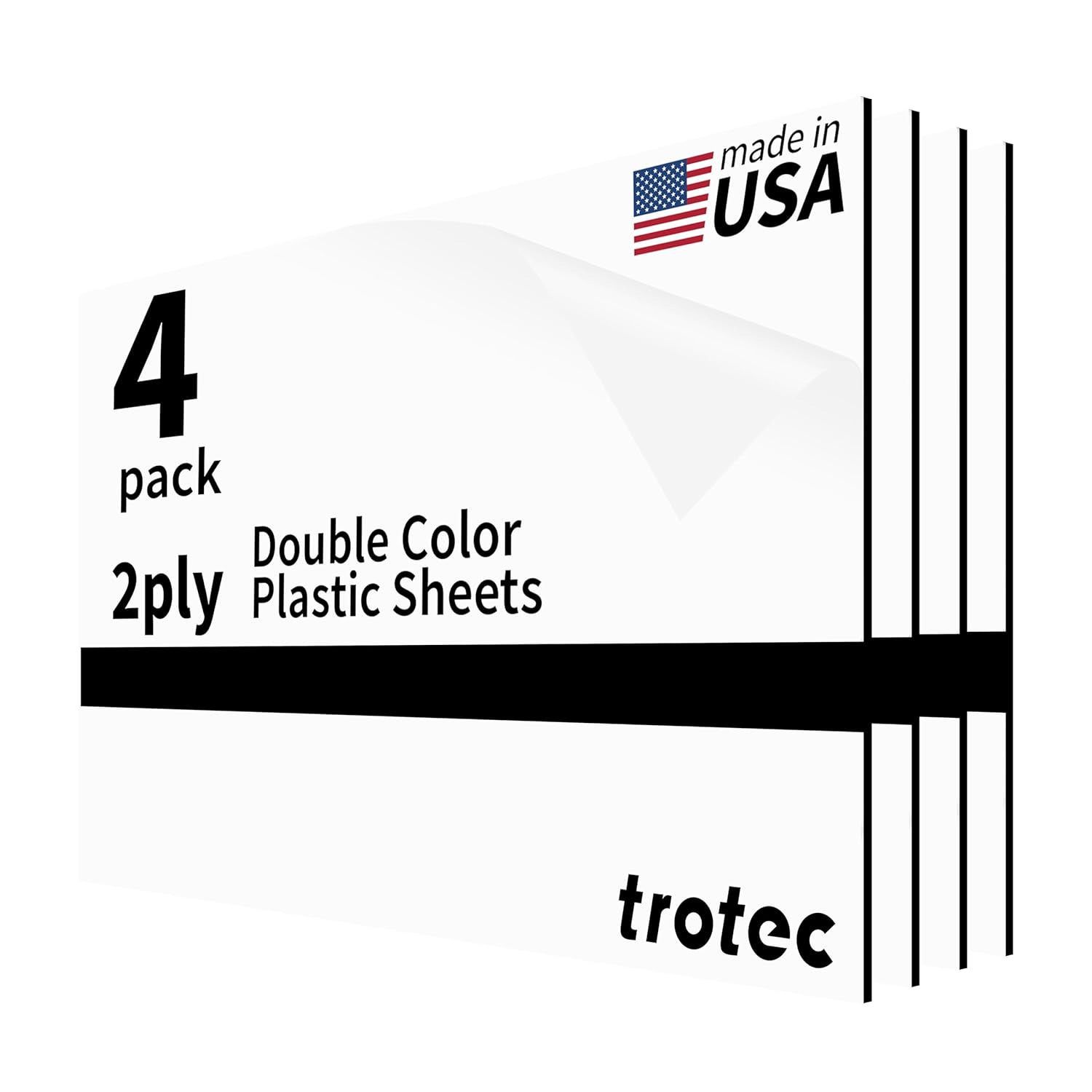 Trotec TroLase Laser Engraving Double Color Plastic Sheets