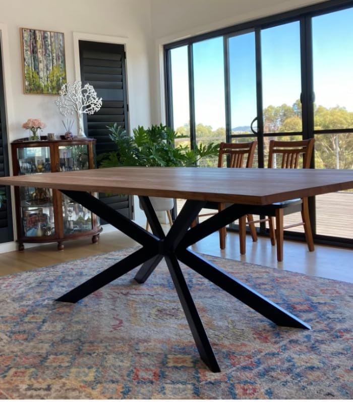 30 Inch Modern Table Base with Heavy Duty Metal Legs for Home