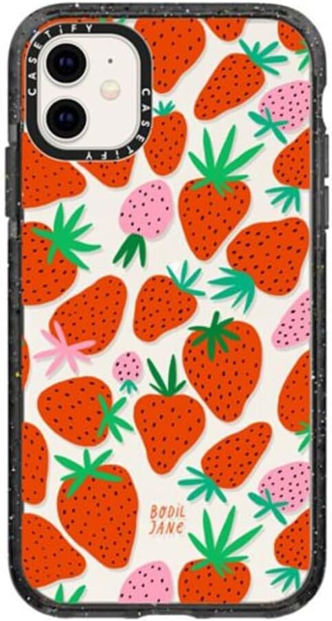 CASETiFY Impact Case for iPhone 11 - Stylish Strawberry Design