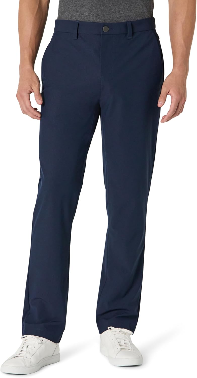 Men's Classic-Fit Travel Stretch Pant for Comfort and Style
