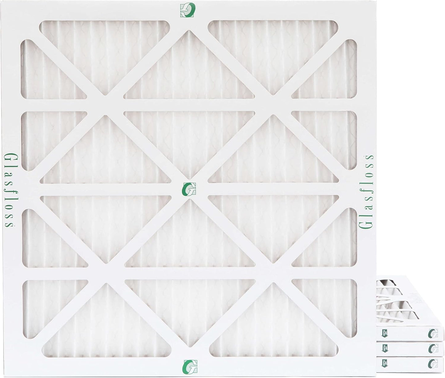 Glasfloss ZL 16x16x1 MERV 10 Air Filters for Home and Office
