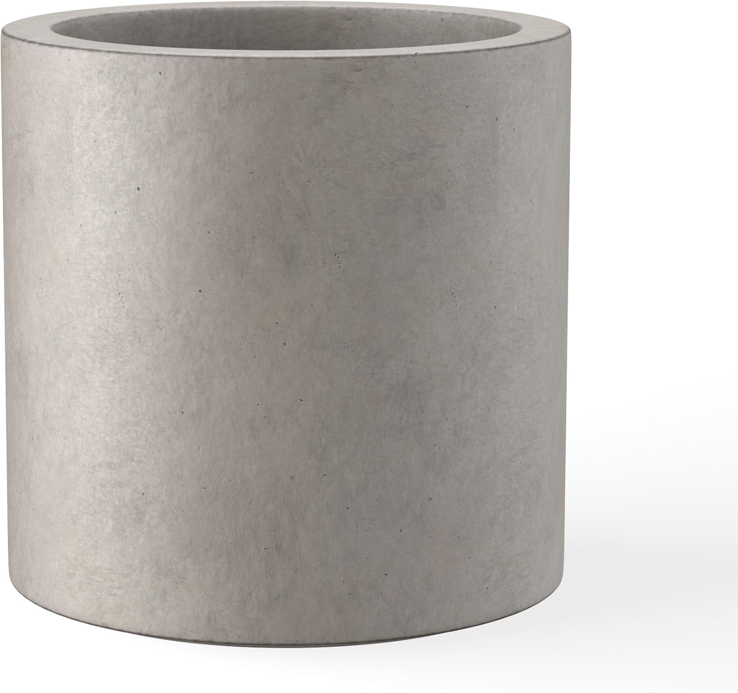 Kante 15.7in Dia Round Concrete Planter for Indoor Outdoor Use