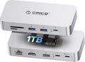 ORICO 1 TB External SSD Docking Station - 10-in-1 Hub with 4K HDMI
