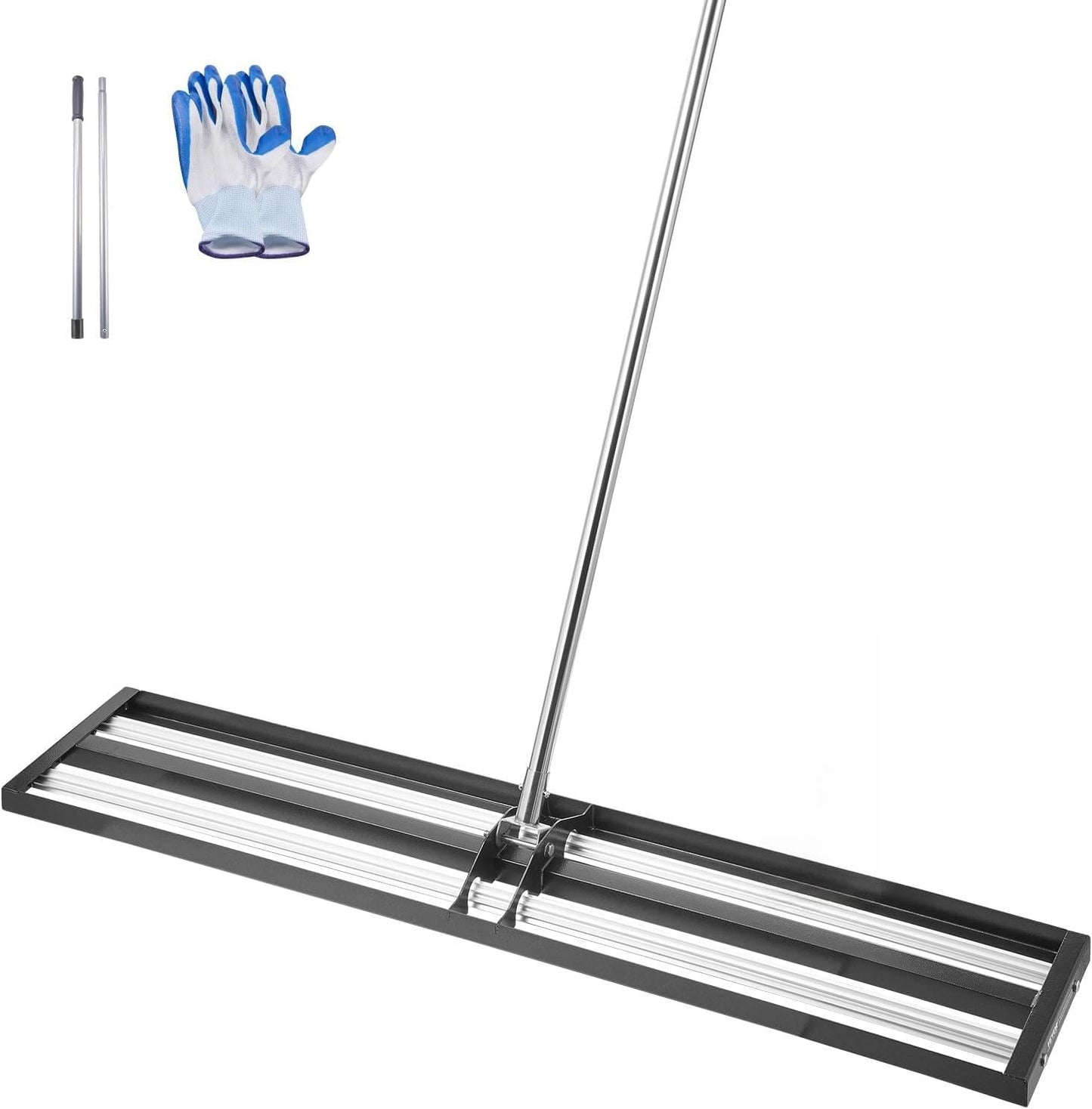 VEVOR Lawn Leveling Rake with Roller for Effortless Yard Care