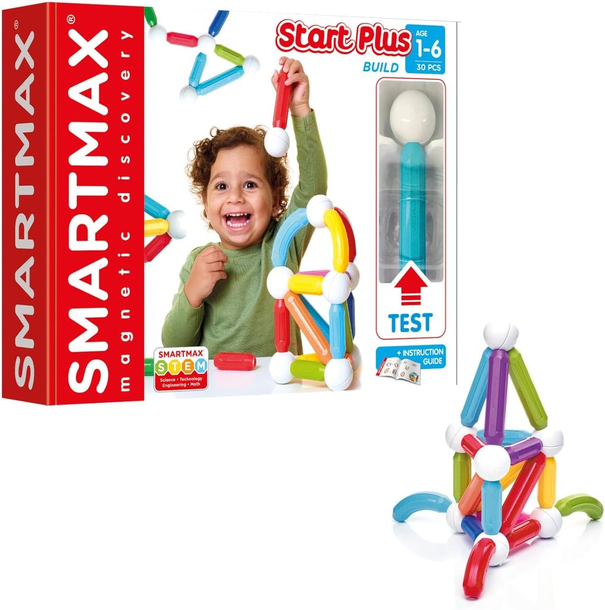 SmartMax Start Plus STEM Building Magnetic Discovery Set for Kids