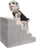 MEWANG Dog Stairs for Small Dogs and Cats - 5 Steps Ramp
