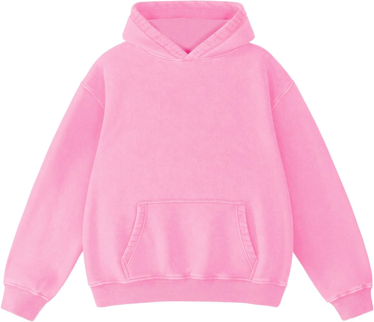 Super Soft Acid Wash Hoodie for Men - Vintage Oversized Style