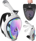 Foldable Full Face Snorkel Mask for Adults and Youth - Anti Fog 180