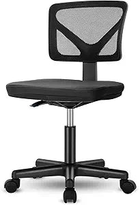 Ergonomic Low-Back Mesh Rolling Office Desk Chair for Comfort