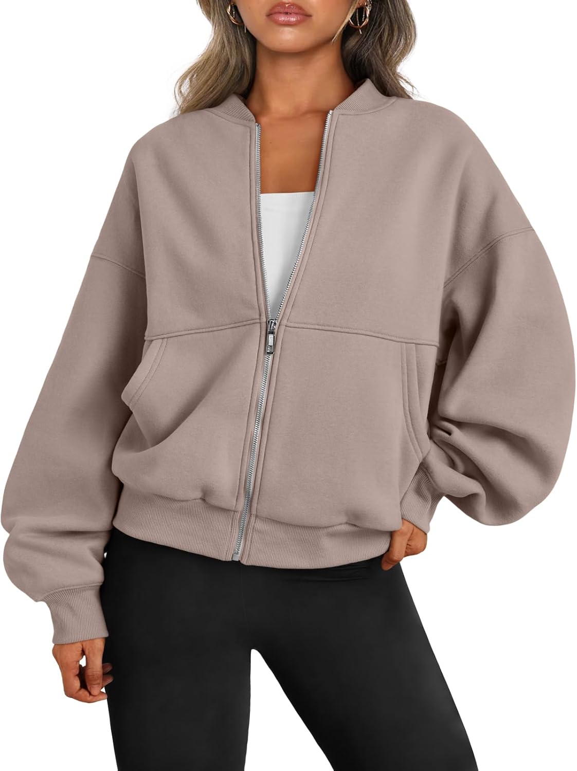 Oversized Zip-Up Hoodie: Y2k Fashion Icon