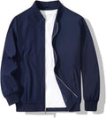 Men's Bomber Jacket Lightweight Windbreaker - Stylish Layering