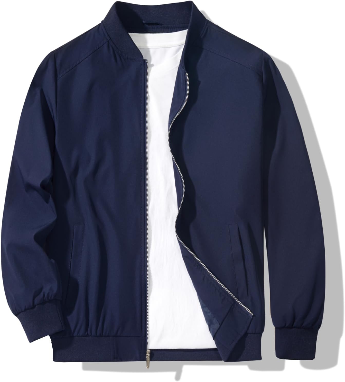 Men's Bomber Jacket Lightweight Stylish Windbreaker for All Seasons