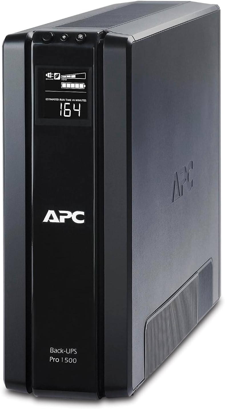 APC UPS 1500VA Battery Backup Surge Protector for Home Use