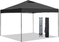 10ftx10ft Pop Up Canopy Tent - Quick Setup Shade for Events