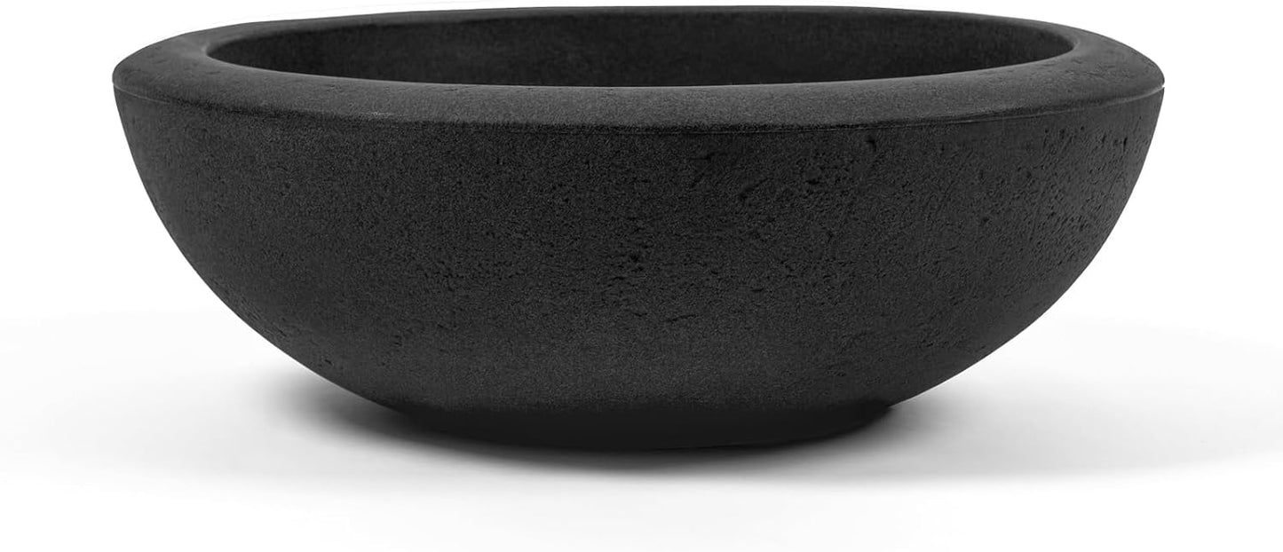 ARBORA 26 Santorini Bowl Polyresin Planter for Indoor Outdoor Use