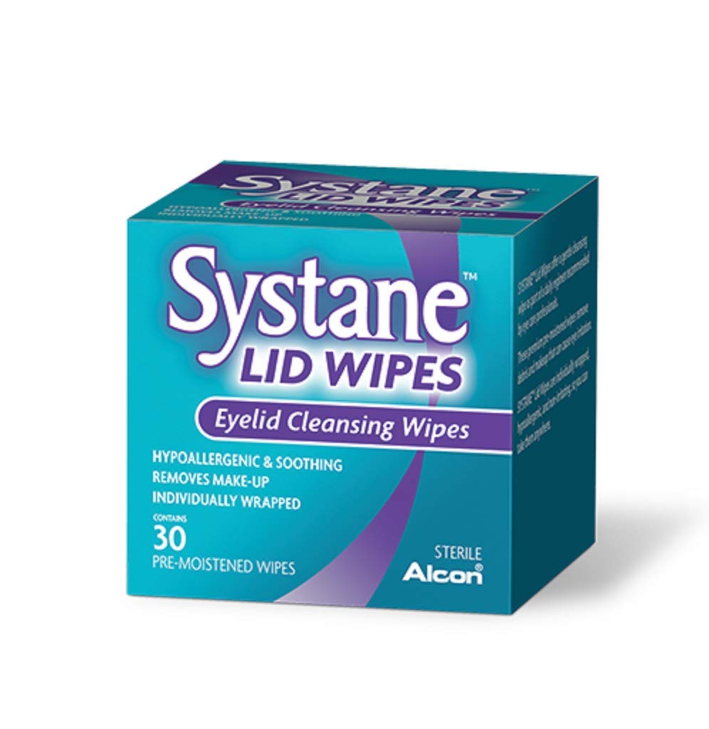 Systane Lid Wipes for Gentle Eyelid Cleansing - 30 Count Pack