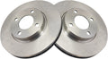 TRQ Front Brake Rotors Set Vented Compatible with 2018-2024 Nissan