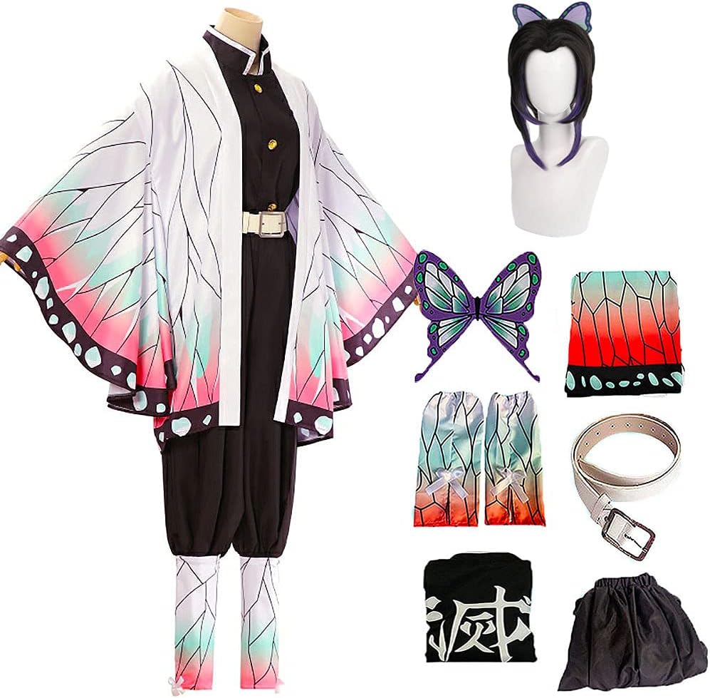 Tkieio Kochou Cosplay Costume Full Set with Wig Review