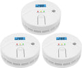 Smoke and CO Alarm 3-Pack - 2-in-1 Detector with 85 db Alert
