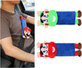 Car Seat Belt Covers for Kids Plush Shoulder Pads - Cute Two-Pack