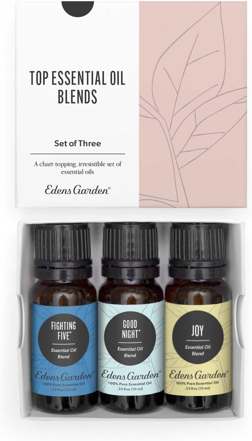 Top Essential Oil Blends Set for Aromatherapy by Edens Garden
