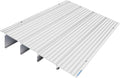 Ruedamann Door Threshold Ramp 4 in Rise - Adjustable Aluminum Ramp
