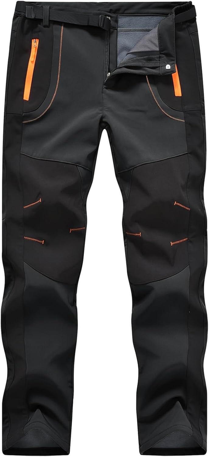 TBMPOY Men's Snow Ski Hiking Pants for Winter Activities