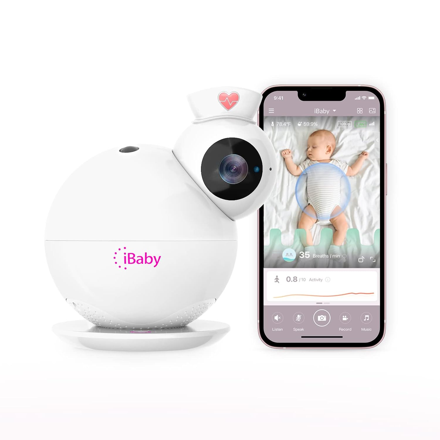 iBaby Smart Cam: Real-Time Breathing, Night Vision