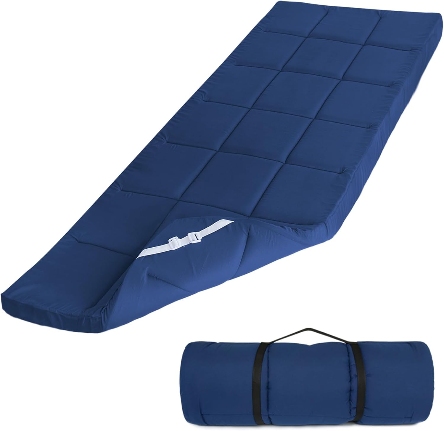 Cot Mattress Topper for Camping - Soft Comfortable Sleeping Pad