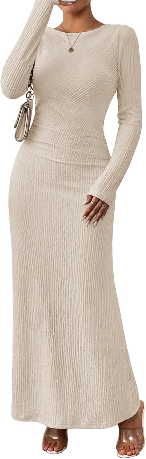 Stylish Long Sleeve Maxi Dress for Women 2025 by MITILLY