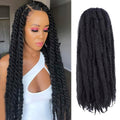 MarleyTwist Braiding Hair 24 in 6 Packs Natural Black - Lightweight