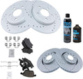 TRQ Front and Rear Performance Brake Pad & Rotor Kit - Complete