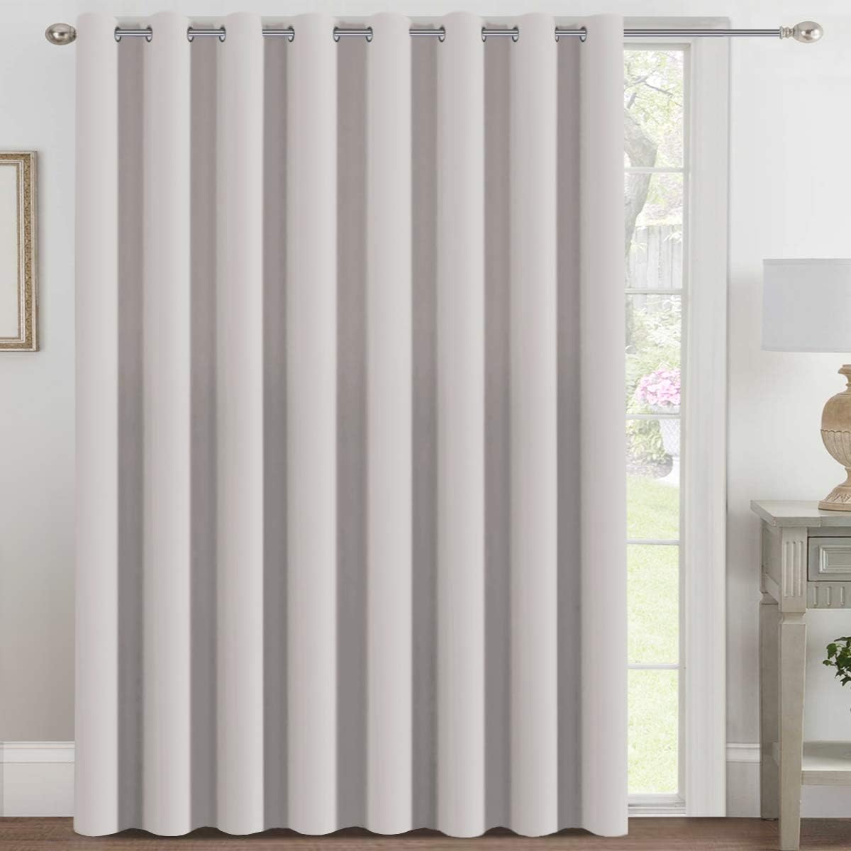 H.VERSAILTEX Blackout Patio Curtains for Sliding Door 100 x 84
