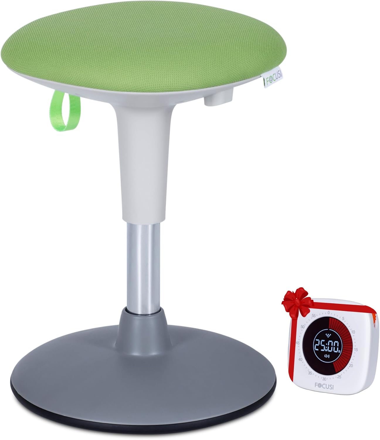Wobble Stool for Kids Ages 7-12; Adjustable Height for Focus