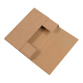 Easy-Fold Mailers 12 1/8 in x 9 1/8 in x 2 in Kraft - Durable Moving