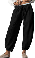 Leopard Pants Women Baggy Sweatpants Casual Cheetah Print - Cozy Fit