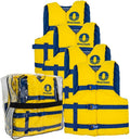 Universal Adult Life Jacket Pack of 4 - USCG Type III Safety