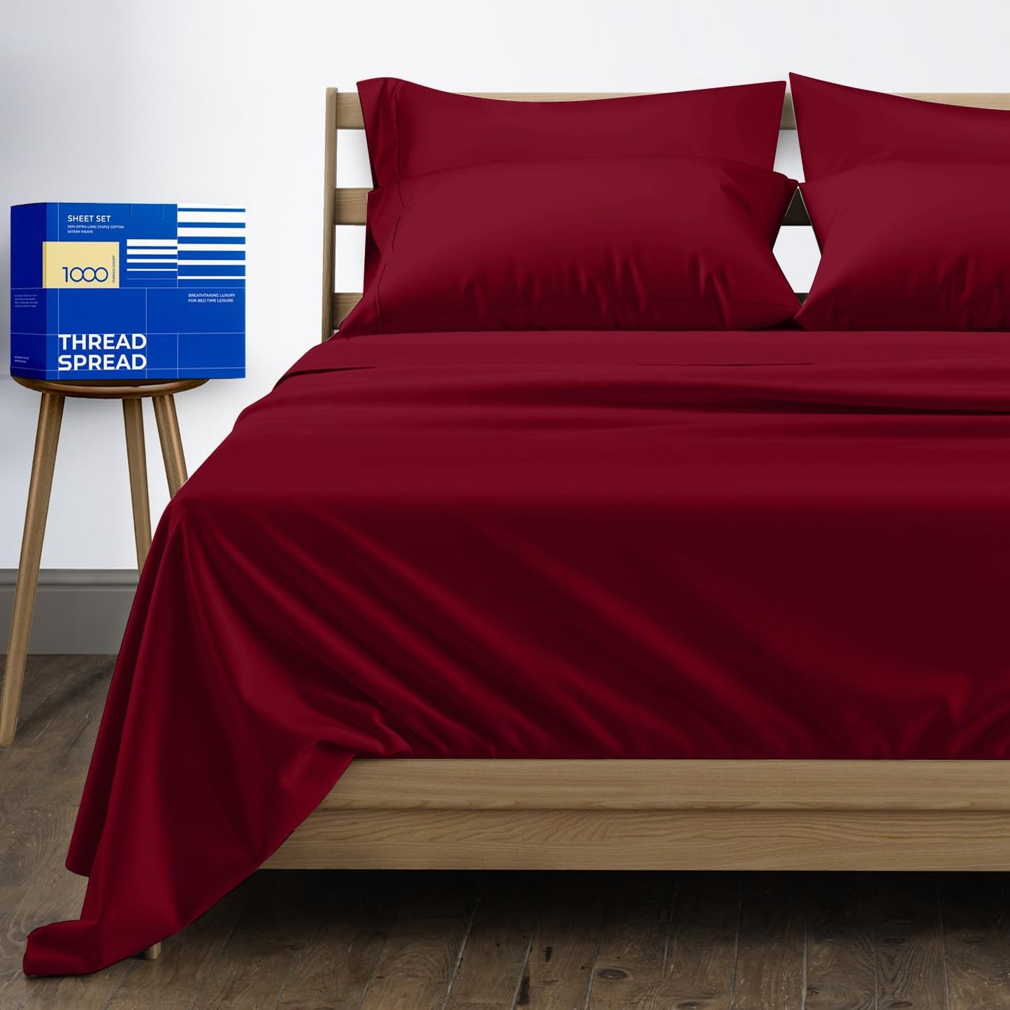Luxurious 100% Pure Egyptian Cotton King Size Sheets Set
