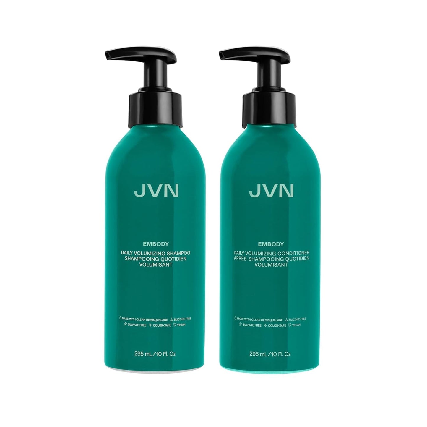 JVN Embody Volumizing Shampoo and Conditioner Set for Fullness