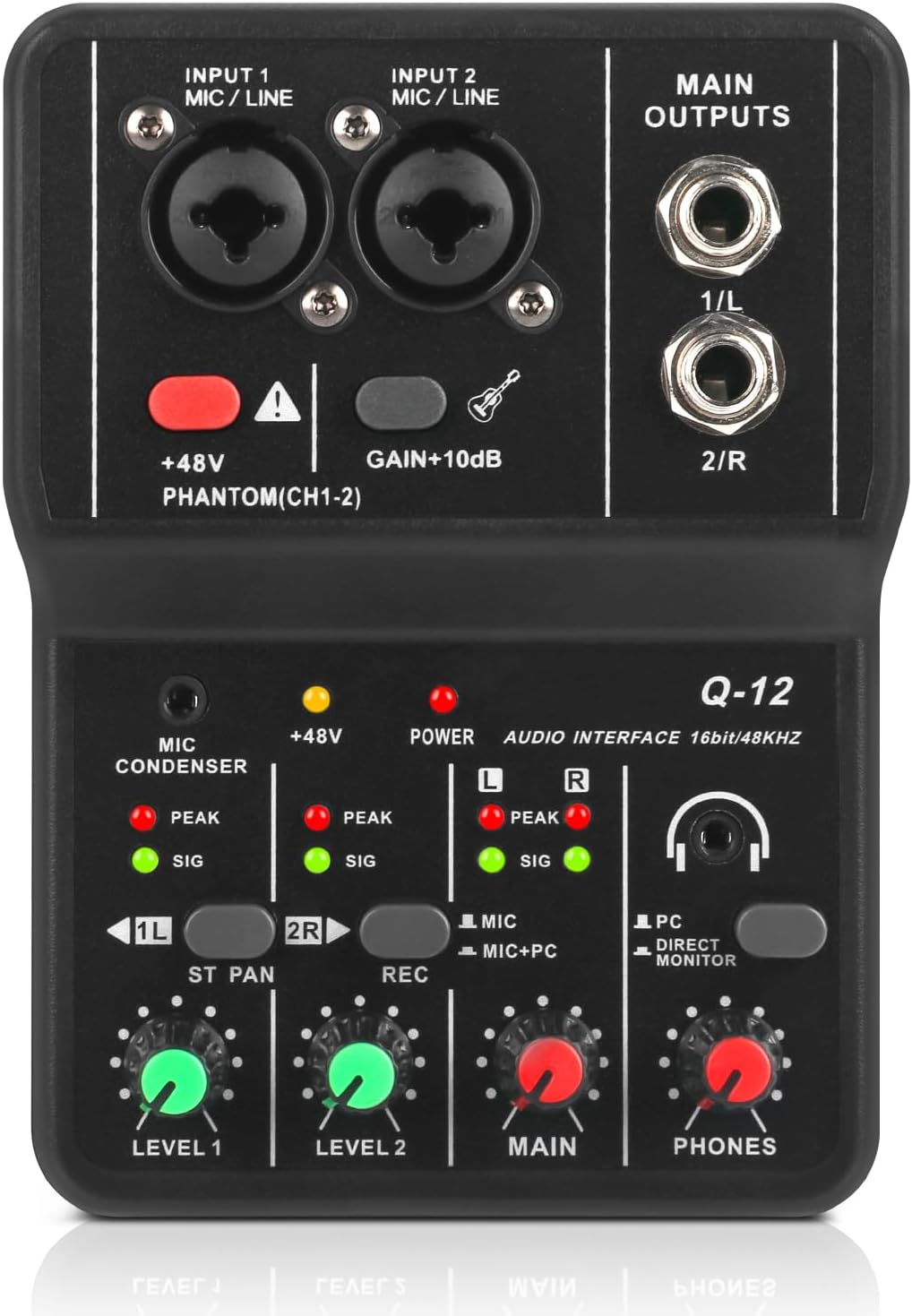 XTUGA USB Audio Interface for PC: Record Music with Ease