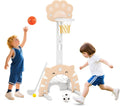 Toddler Basketball Hoop 3 in 1 Kids Sports Center - Adjustable Playset