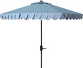 SAFAVIEH 9ft Outdoor Patio Umbrella - Stylish UV Resistant Shade