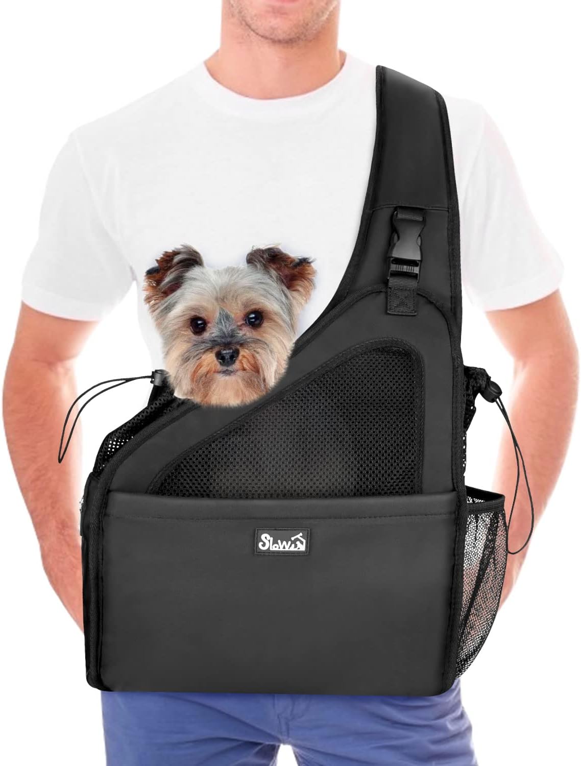 Lukovee Dog Slings for Small Dogs with Adjustable Strap