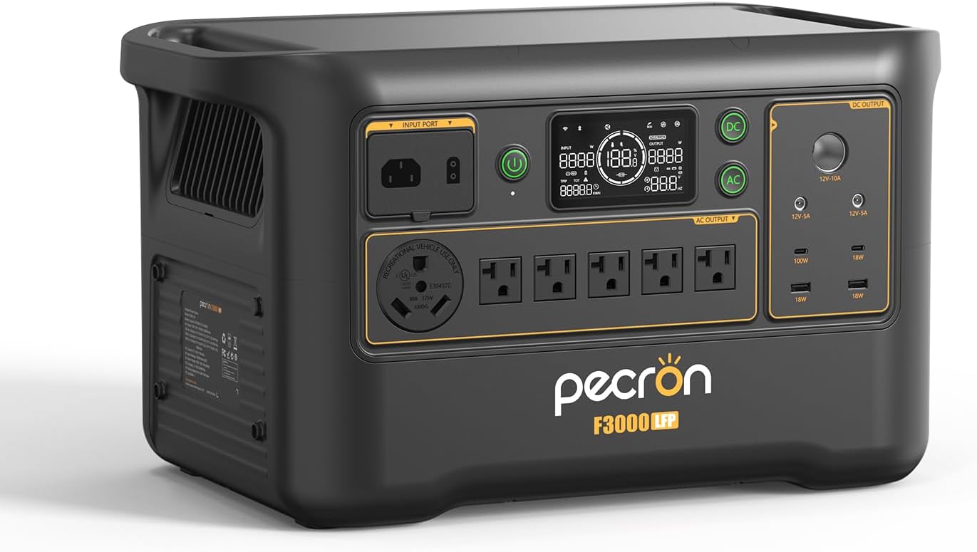 Pecorn Portable Power Station F3000LFP: Ultimate Solar Generator