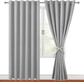 Hiasan Grommet Blackout Curtains 70 x 84 in - Thermal Light Blocking