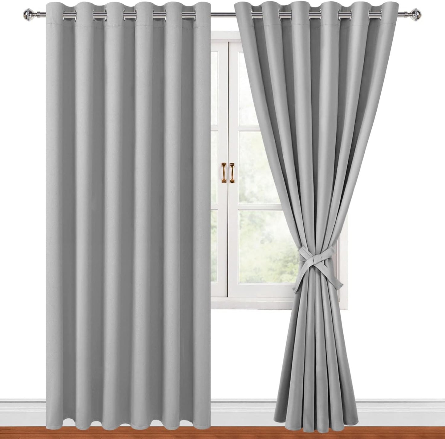 Hiasan Grommet Blackout Curtains - Thermal Insulated Drapes