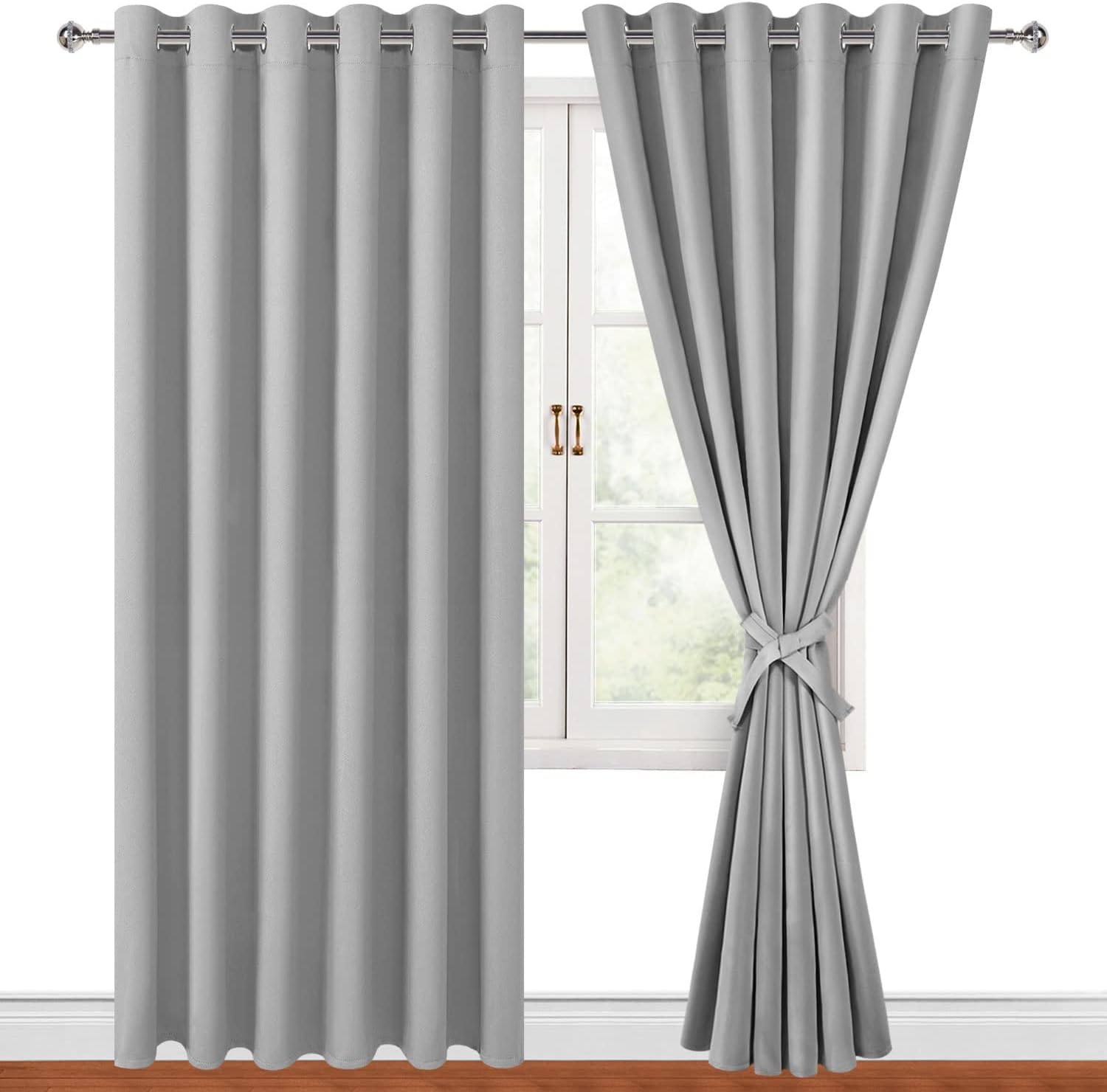 Hiasan Grommet Blackout Curtains - Thermal Insulated Drapes