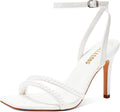 Women's Heels Strappy Ankle Strap High Heels 3.5 in - Dressy Comfort