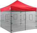 Impact Canopy Walls for 10ft x 10ft Canopy Tent - Food Service Mesh